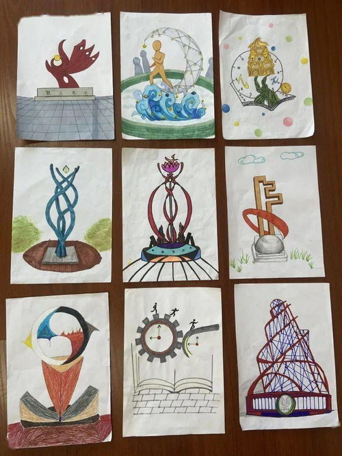 創(chuàng)意飛揚(yáng)，藝術(shù)筑夢(mèng) 濟(jì)南中學(xué)唐冶校區(qū)高一年級(jí)舉辦“我為濟(jì)中設(shè)計(jì)的雕塑”美術(shù)設(shè)計(jì)繪畫展評(píng)活動(dòng)